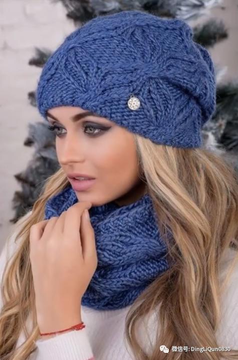 针织帽子简单款好看的,纯手工针织年轻人戴的帽子教程