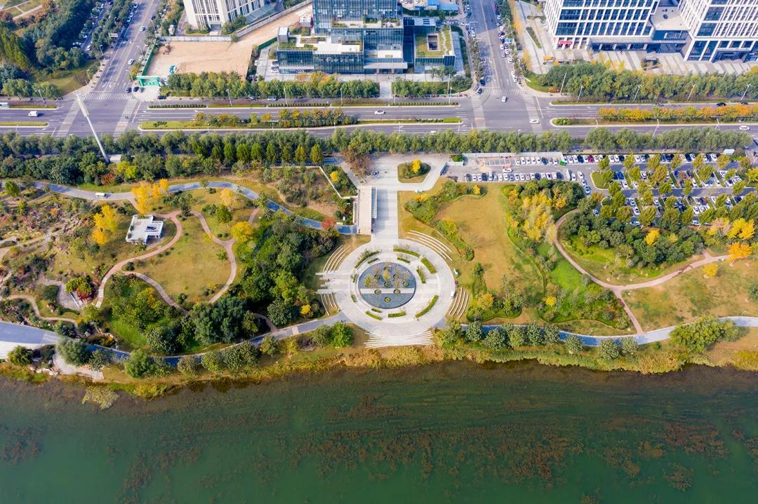 郑州市郑东新区花卉园林景观区,郑东新区象湖景观绿化工程