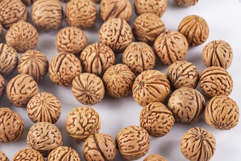 脑纹桃核手串的正确盘法,纹路跟脑子一样的桃核手串