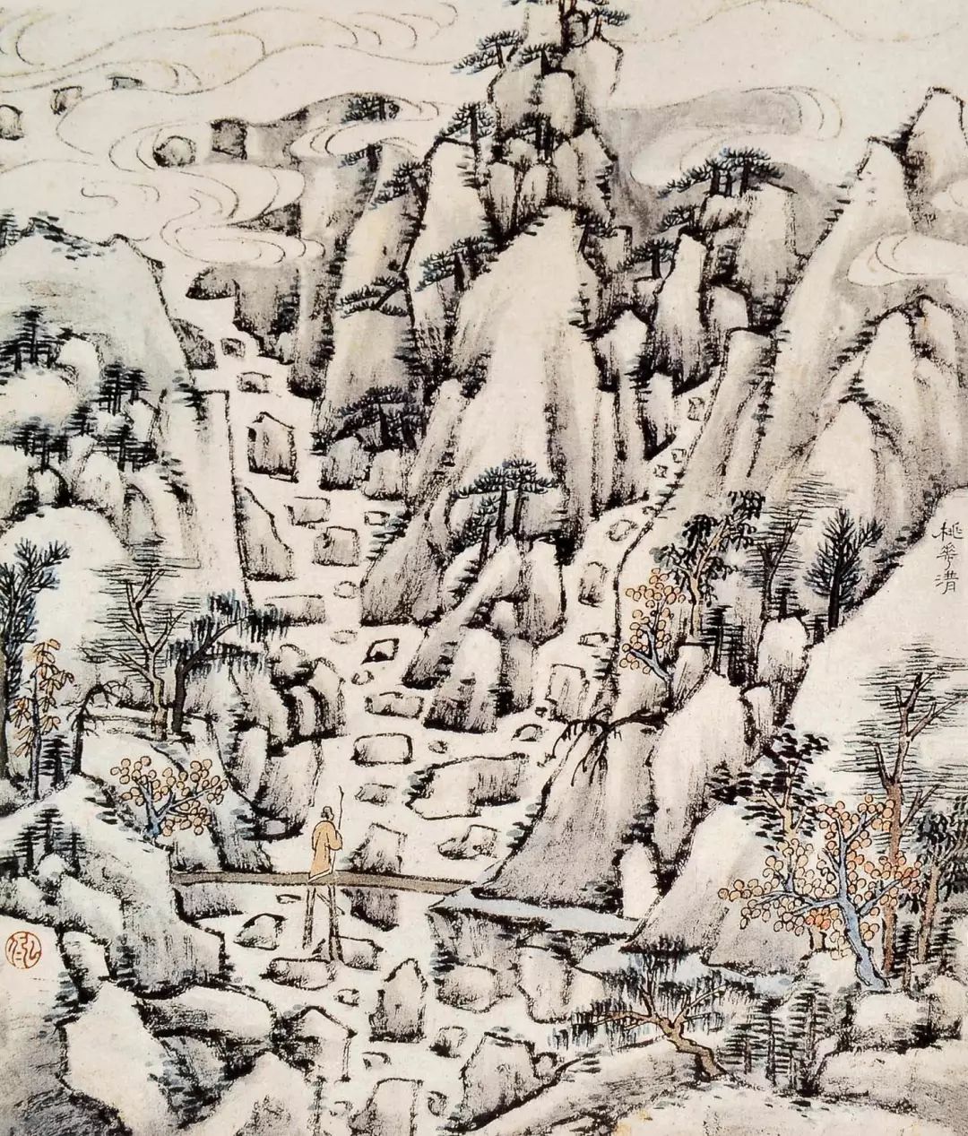 渐江:画禅诗癖足优游,新安画派的开创大师作品欣赏