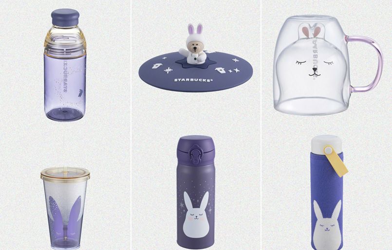 星巴克爆款猫爪杯组合,星巴克杯最值得收藏的系列