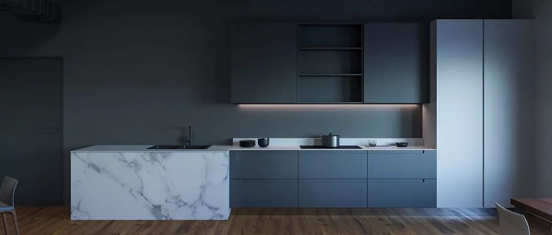 时尚灰内饰,现代风灰色装修内饰设计