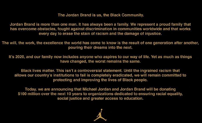 乔丹对种族歧视的贡献,乔丹对种族歧视的看法