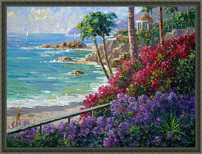 数字油画诗情画意,法国画家笔下的风景油画真明媚