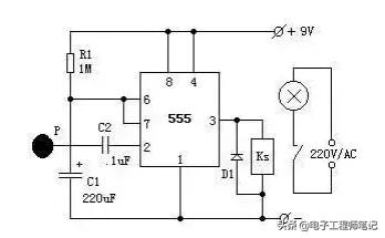 555定时器的应用设计,555定时器构成的应用电路