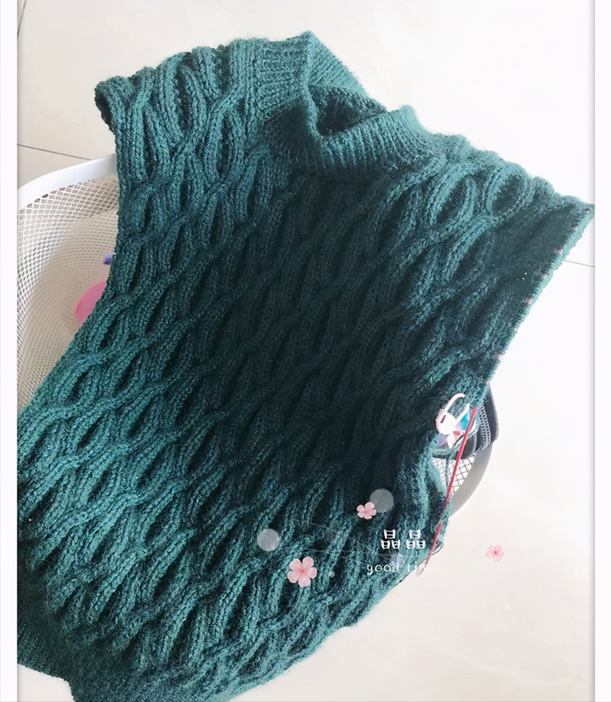 棒针钩织儿童套头毛衣全教程视频,棒针女童圆肩套头裙摆毛衣视频