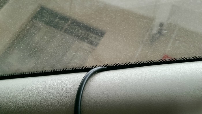 启辰安装圆盾AI智能视频后视镜安装作业，透雨透雾防眩目