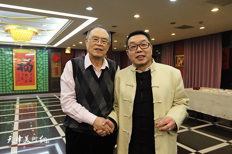 巨龙画院新春团拜活动在江泽福轩大饭店举行