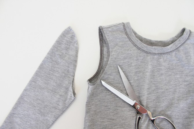闲置t恤利用,长款t恤改造小妙招