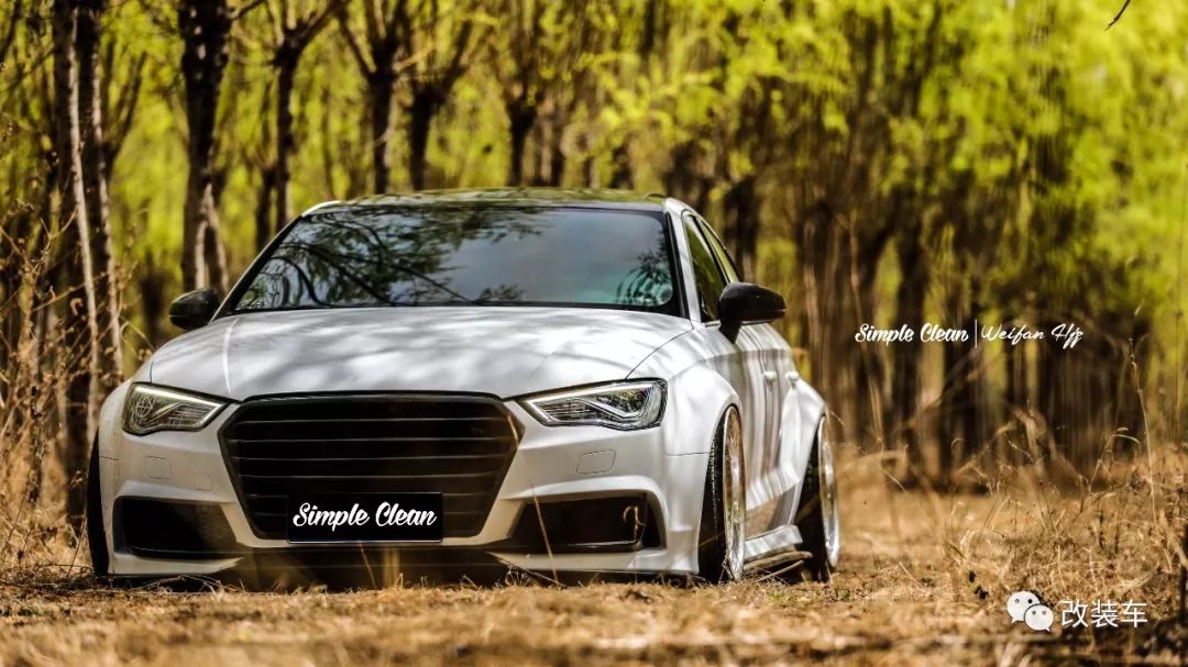 奥迪a3改碳纤维车身,奥迪a3时尚运动版改装s3外观