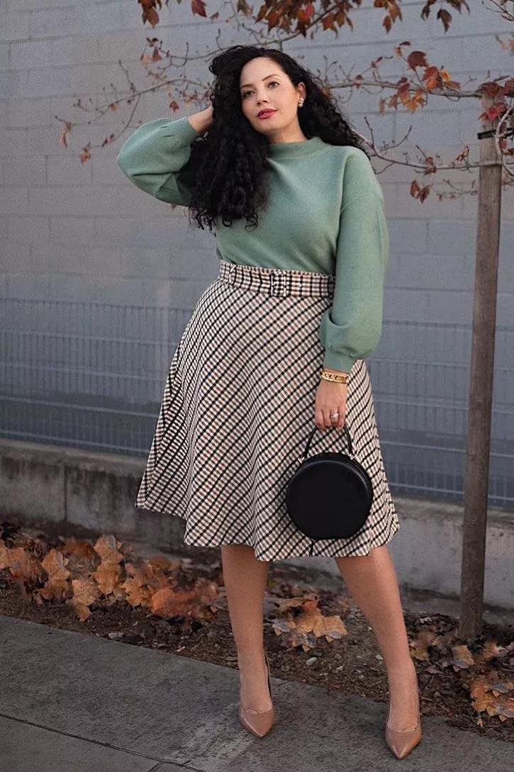 没有腰的身材怎么穿搭,四肢胖腰细怎么穿搭