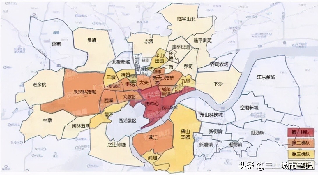 杭州市各区县人口和面积排名,杭州市各区县人口分布