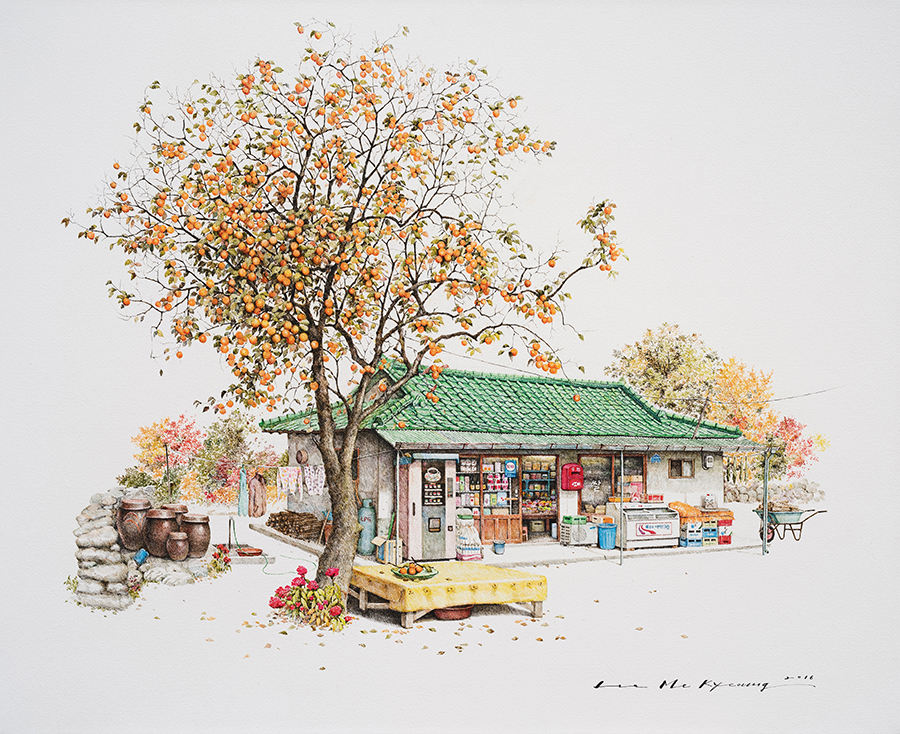 韩国插画师笔下的日常,韩国艺术家绘画作品