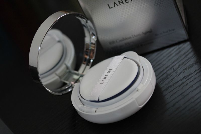 兰芝净透哑光气垫霜测评,兰芝凝润柔光气垫测评