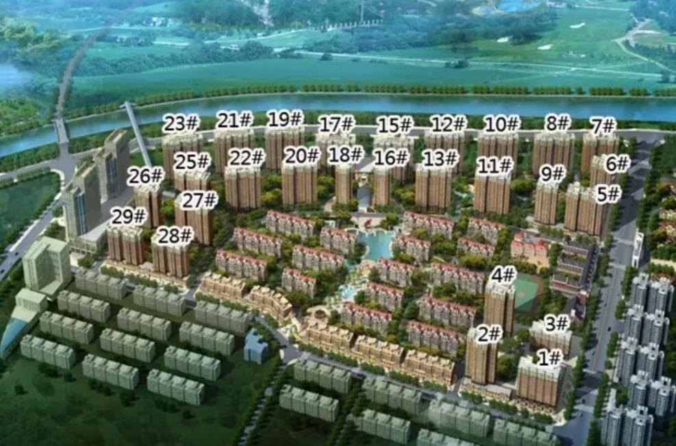 百岛绿城现状,石家庄百岛绿城一共多少楼