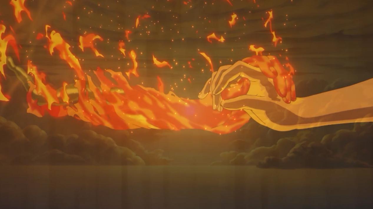 大鱼海棠动漫治愈系片段,一部感人催泪的动漫电影大鱼海棠