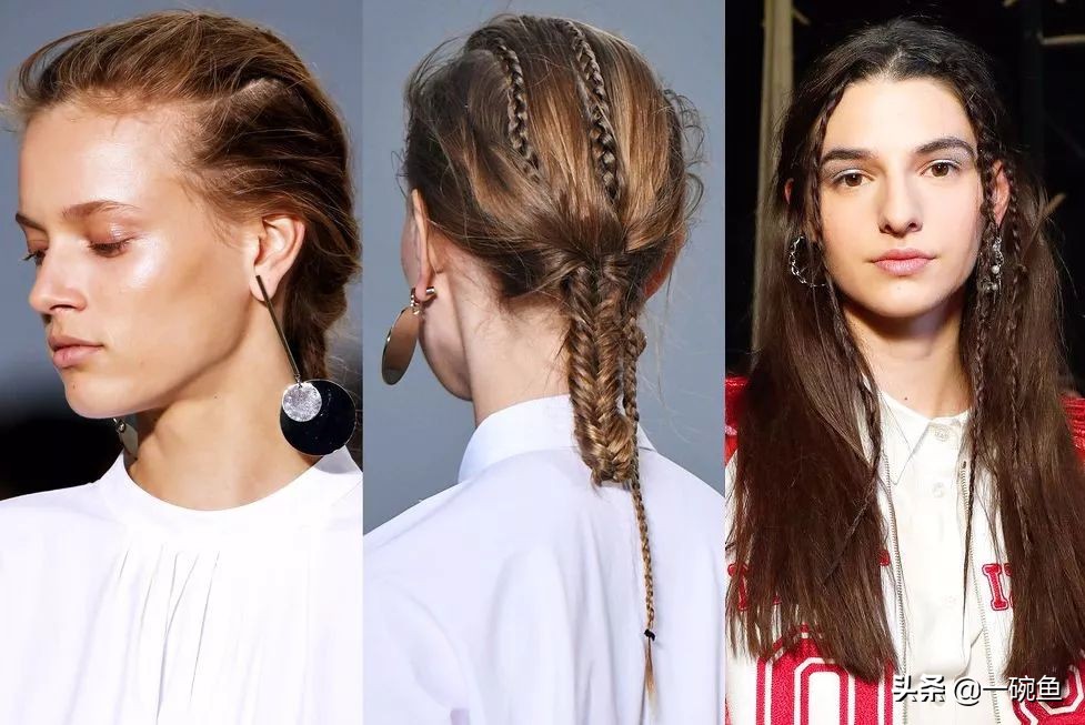 在家无聊的搞怪发型,手残党也能学会的编发教程中短发