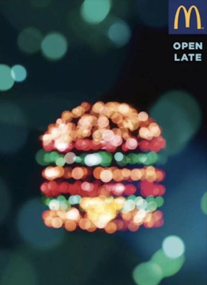 麦当劳的创意海报加解析,麦当劳的海报设计