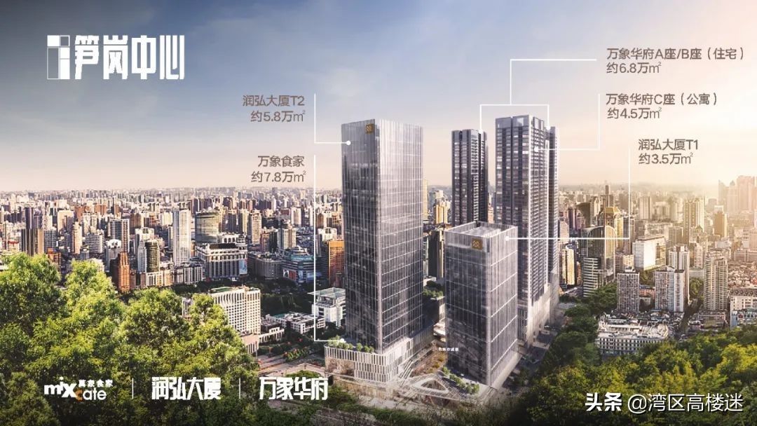 深圳笋岗宝能中心大厦,笋岗地铁口润弘大厦