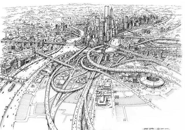 一点透视和两点透视的画法步骤,透视法可分形体透视和空气透视