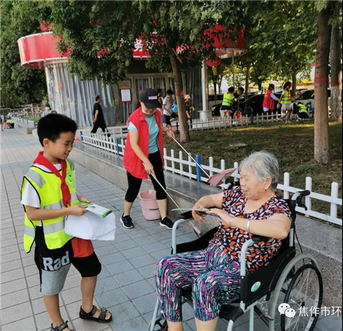 焦作一中暑假志愿活动,开展文明校园志愿服务活动
