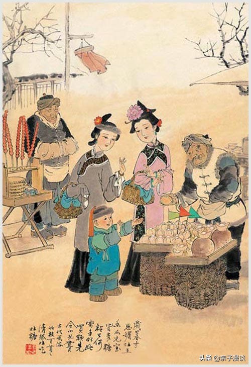 诗词丨100张风俗图，100首诗词，太美了​