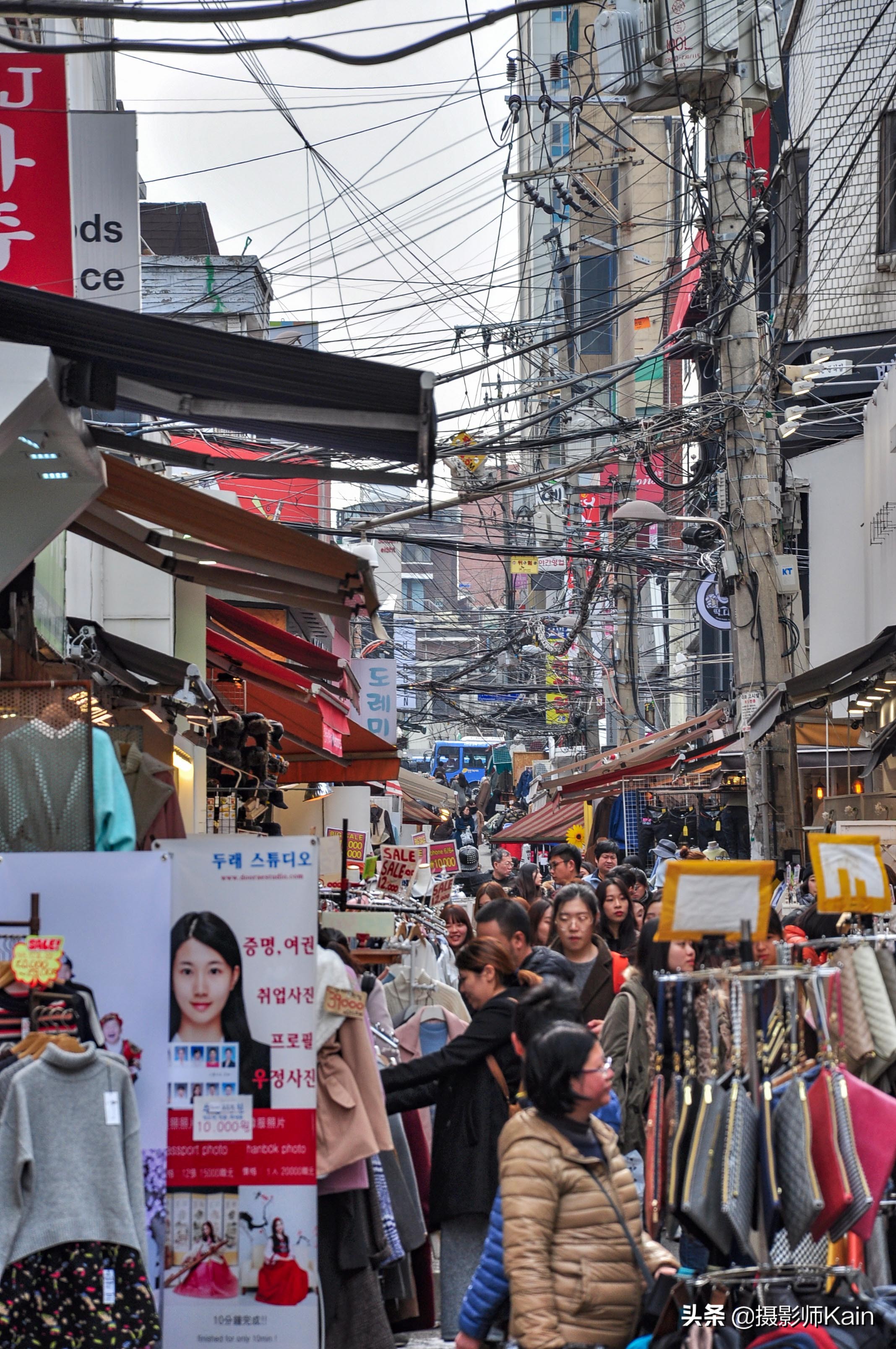 韩国首尔真实街景,寂寞烟火首尔风景