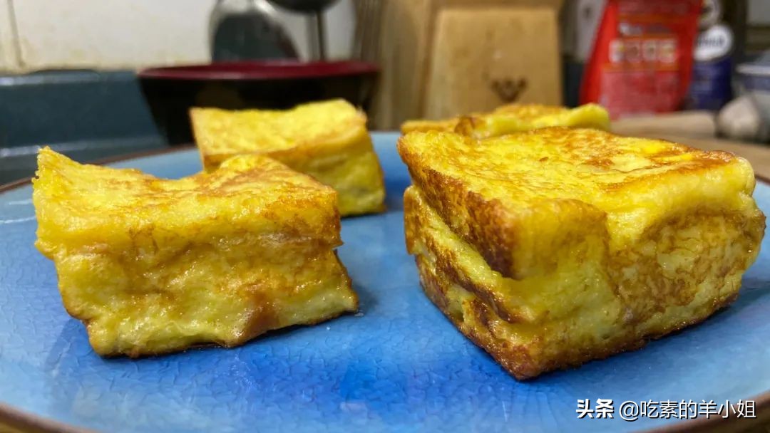 爆浆西多士早餐食谱,奶香西多士烤箱做法