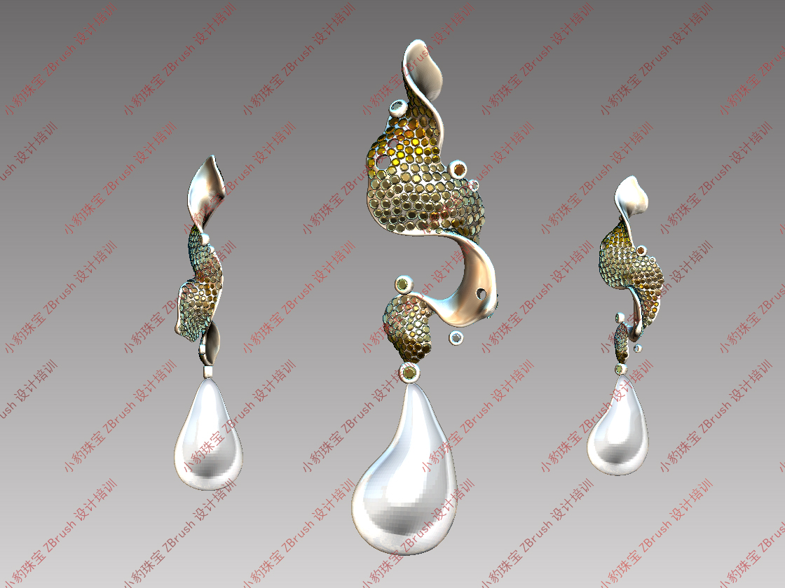 2023zbrush戒指基础教学,小豹珠宝zbrush设计教学