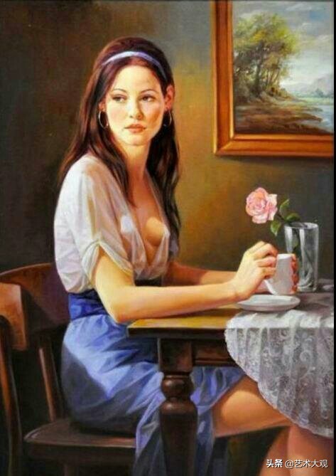 欧美顶级油画人物,人物油画的绘画教程视频