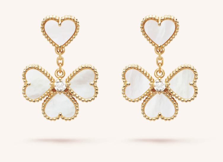 幸运之神四叶草,四叶草项链各种颜色寓意