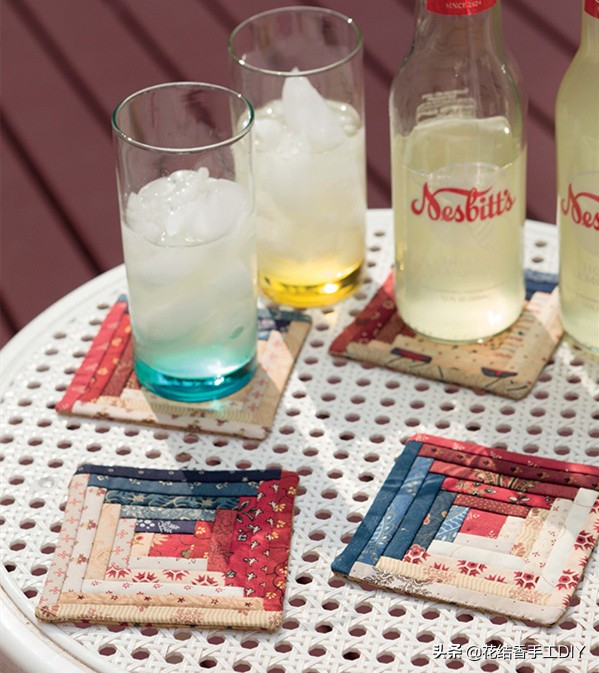 手工小方块布简单又漂亮,小布块手工简单