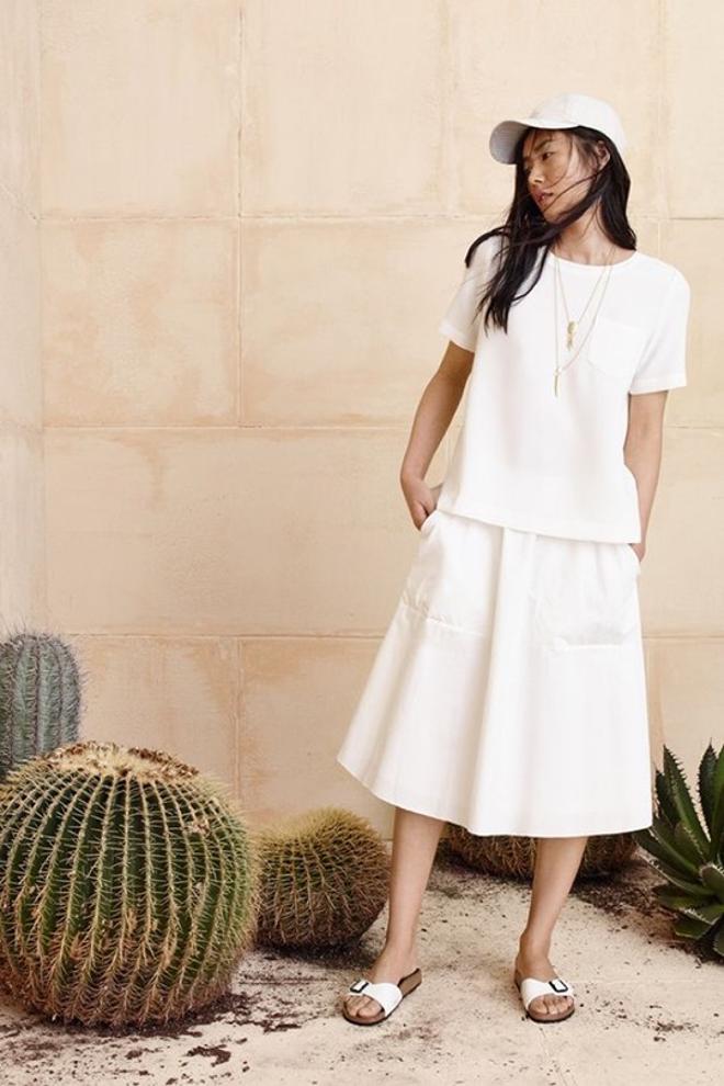 刘雯风波之后第一次出镜，Madewell春夏系列，演绎低调时尚