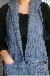 针织围巾新款图片大全,最新款围巾百搭又洋气针织