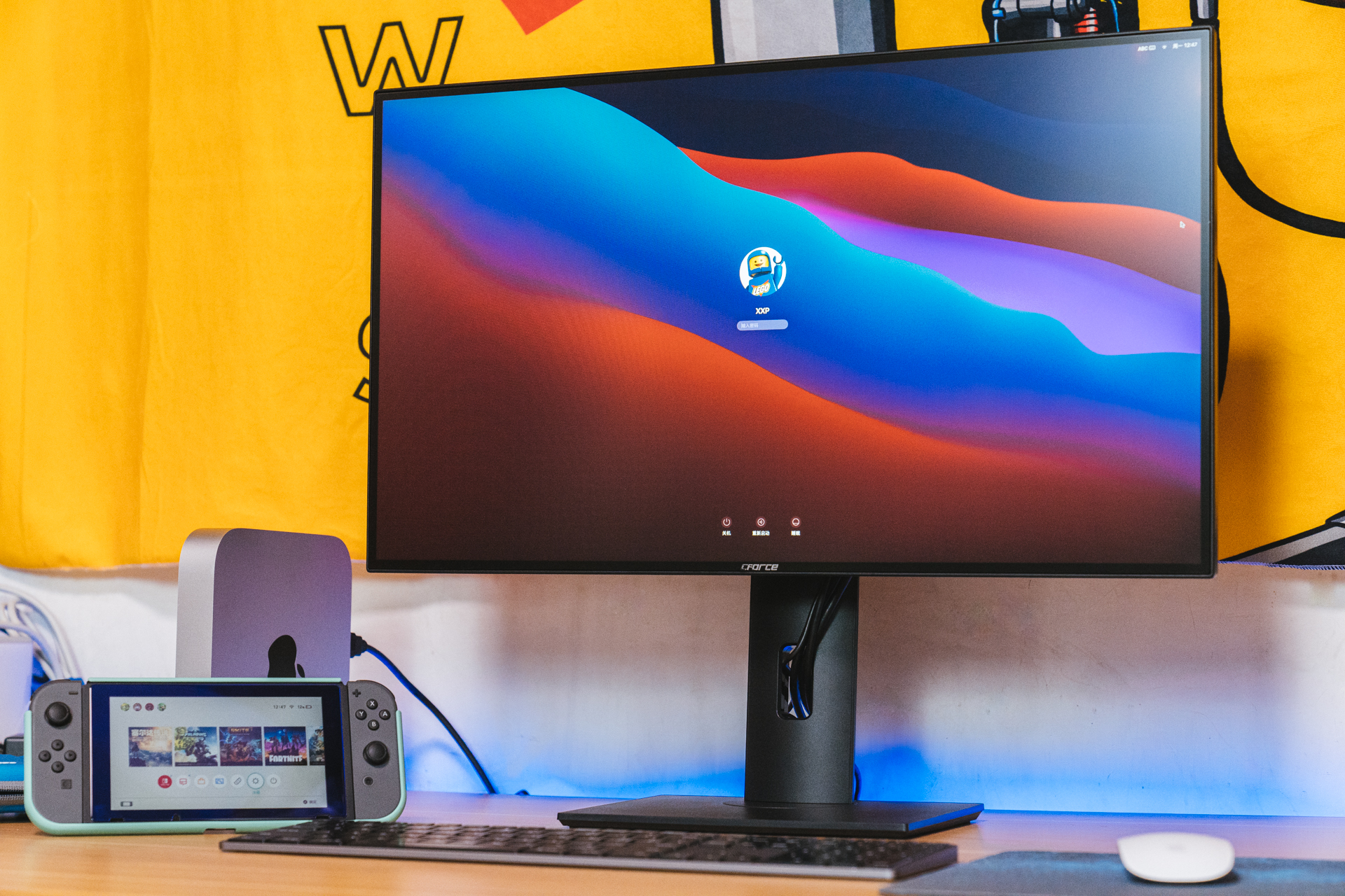 switch鏄剧ず鍣╟force,鏀寔switch涓绘満妯″紡鐨勬樉绀哄櫒