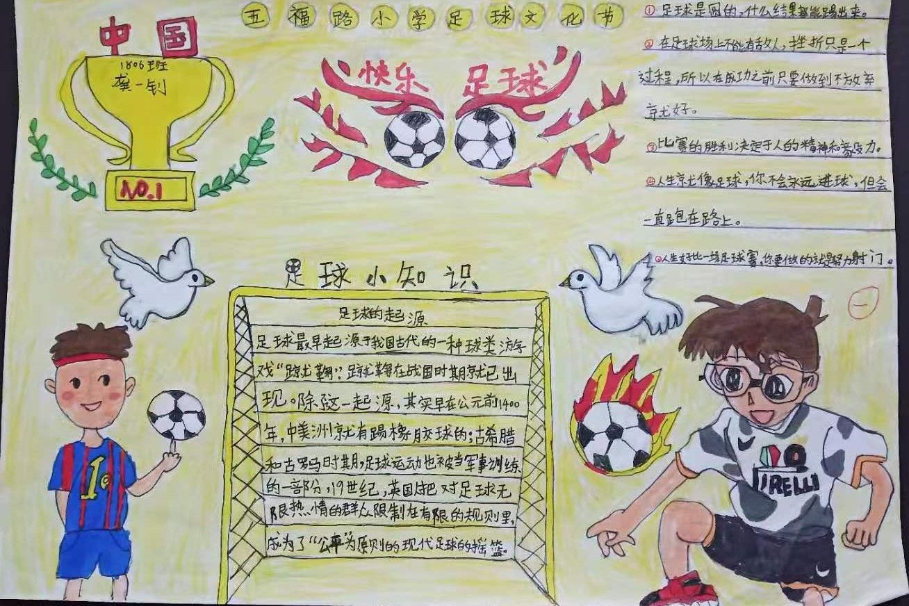五福路小学足球队,小学校园足球联赛活动简报