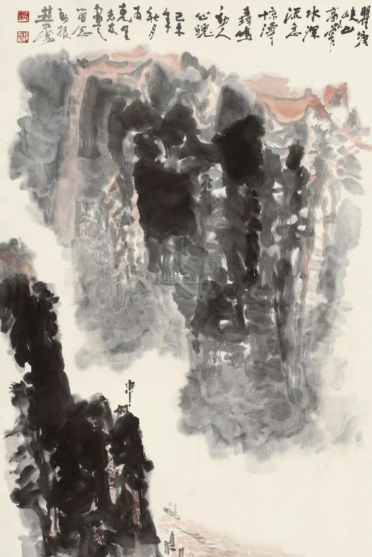 赵松涛人物画欣赏,临摹赵松涛山水画