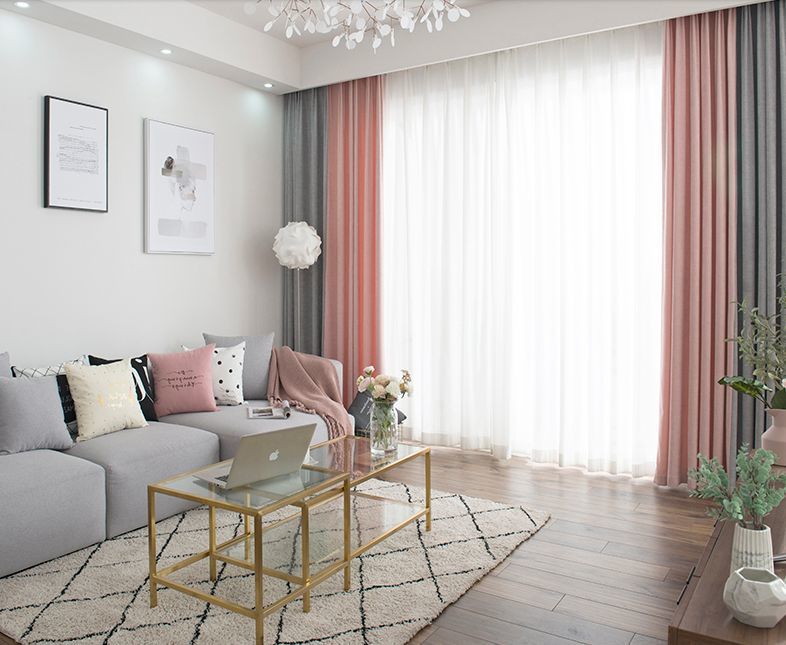 选窗帘要纯色的好还是拼接的好呢,选窗帘都比较在意哪些方面