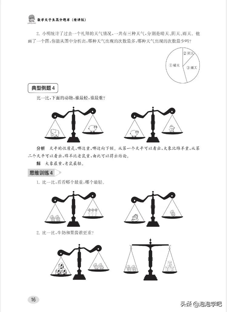 一年级数学上册尖子生密卷,一年级数学尖子生题北师大版