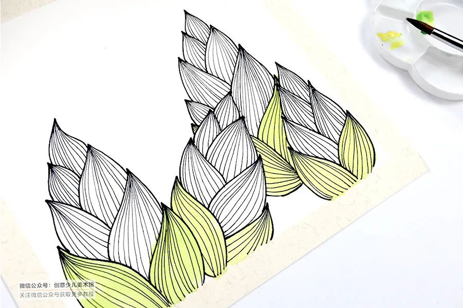 雨后春笋儿童画图片,儿童画春天春笋