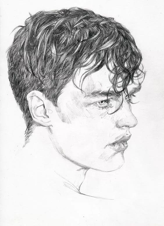 人像速写的简单画法,插画欣赏各种人物的手绘速写