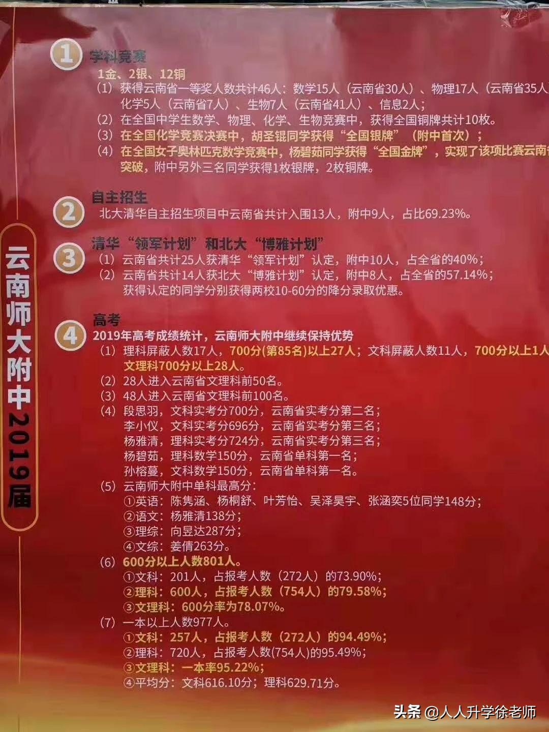 云南师大附属官渡中学中考成绩,云南师大附中中考招生分布