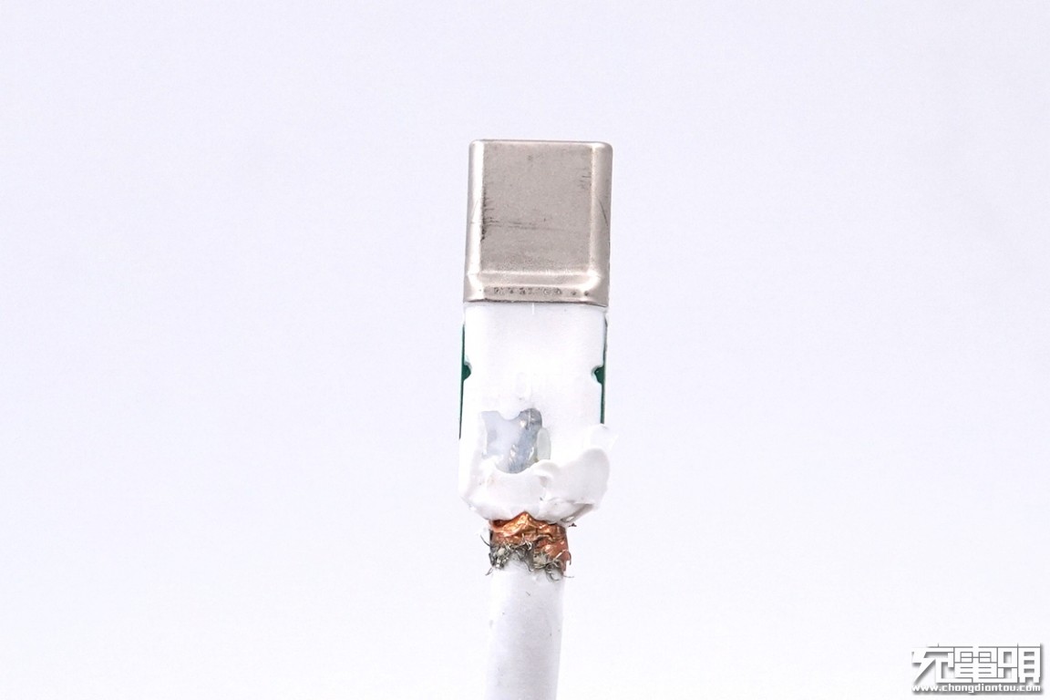 华为usb充电线拆解,华为1.8米充电线拆解