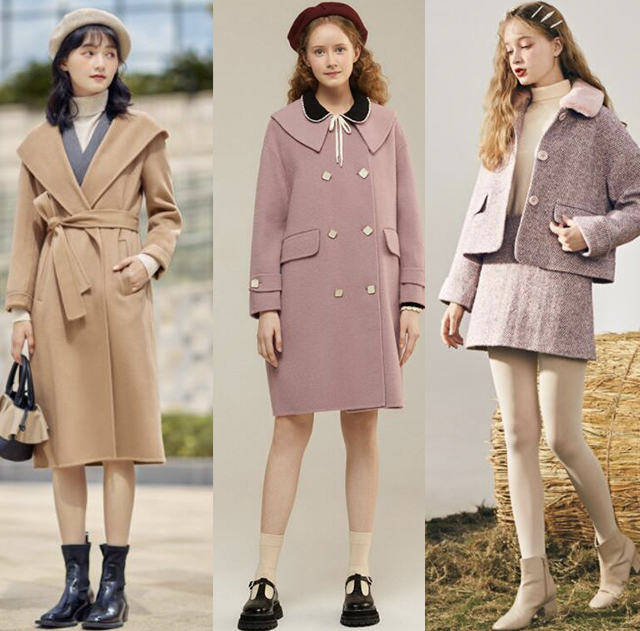 平价毛呢大衣有质感,韩系高级感大衣中长款毛呢外套