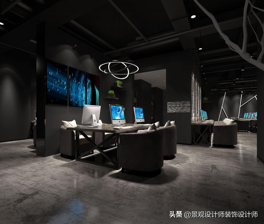 网咖设计效果图,网咖设计图哪找