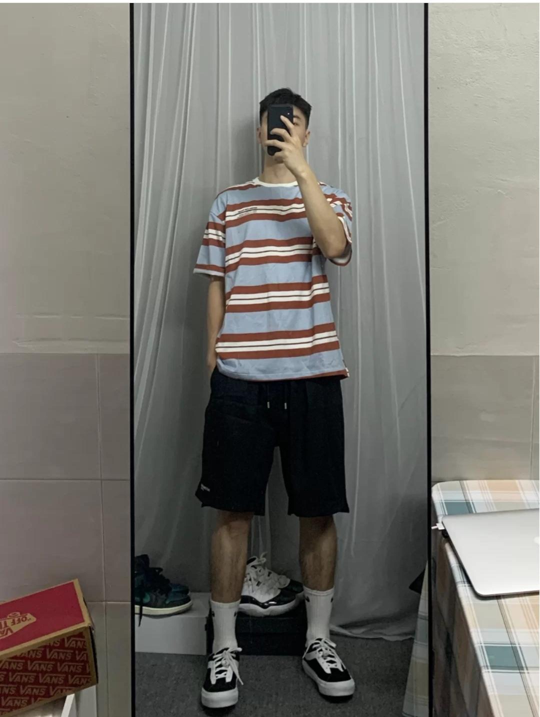 工装短裤搭配男生180,175男生如何穿短裤不显个子矮