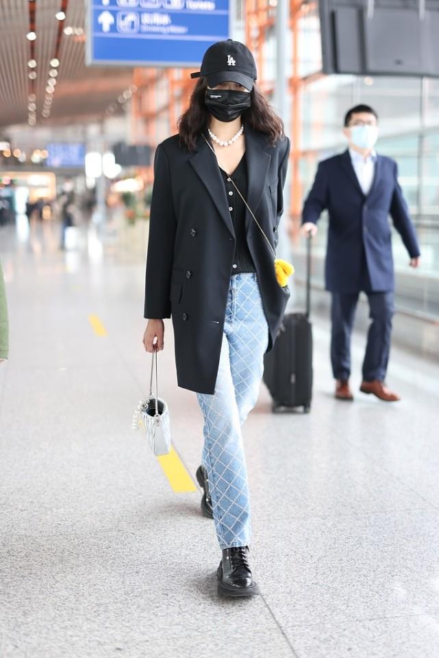 宋佳西装套装穿搭,女神攻气十足宋佳西装穿出高级感