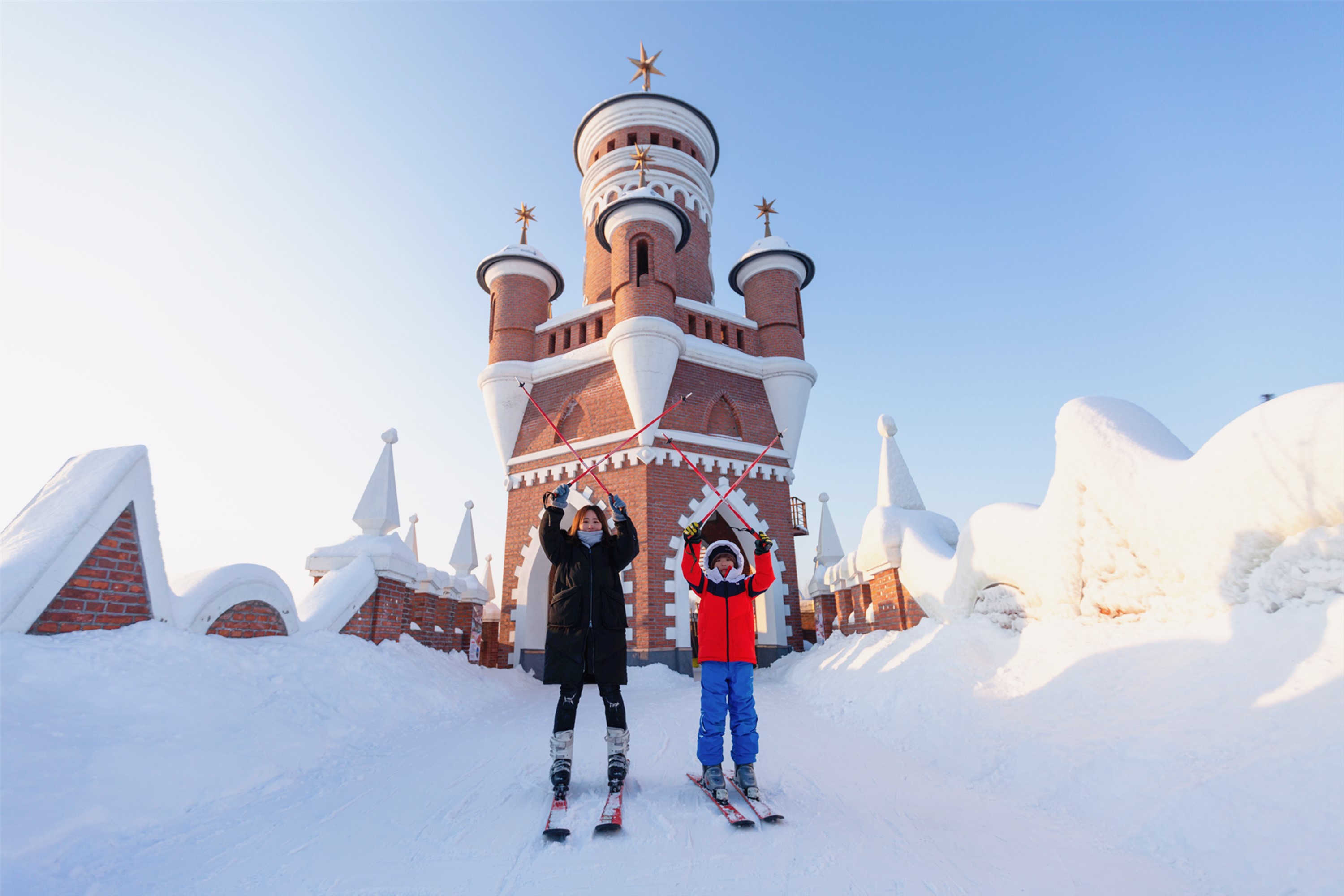 伏尔加庄园和俄罗斯风情小镇,伏尔加庄园浪漫的俄式冬季