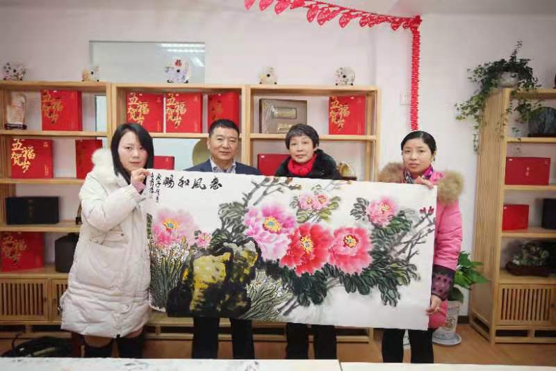 鄂州妙途茶会所举行首届茶艺画韵文化宫文化交流活动