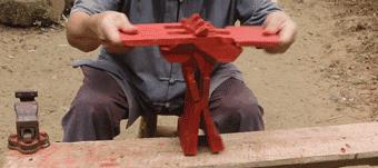 老木匠手艺人,老木匠原木工艺